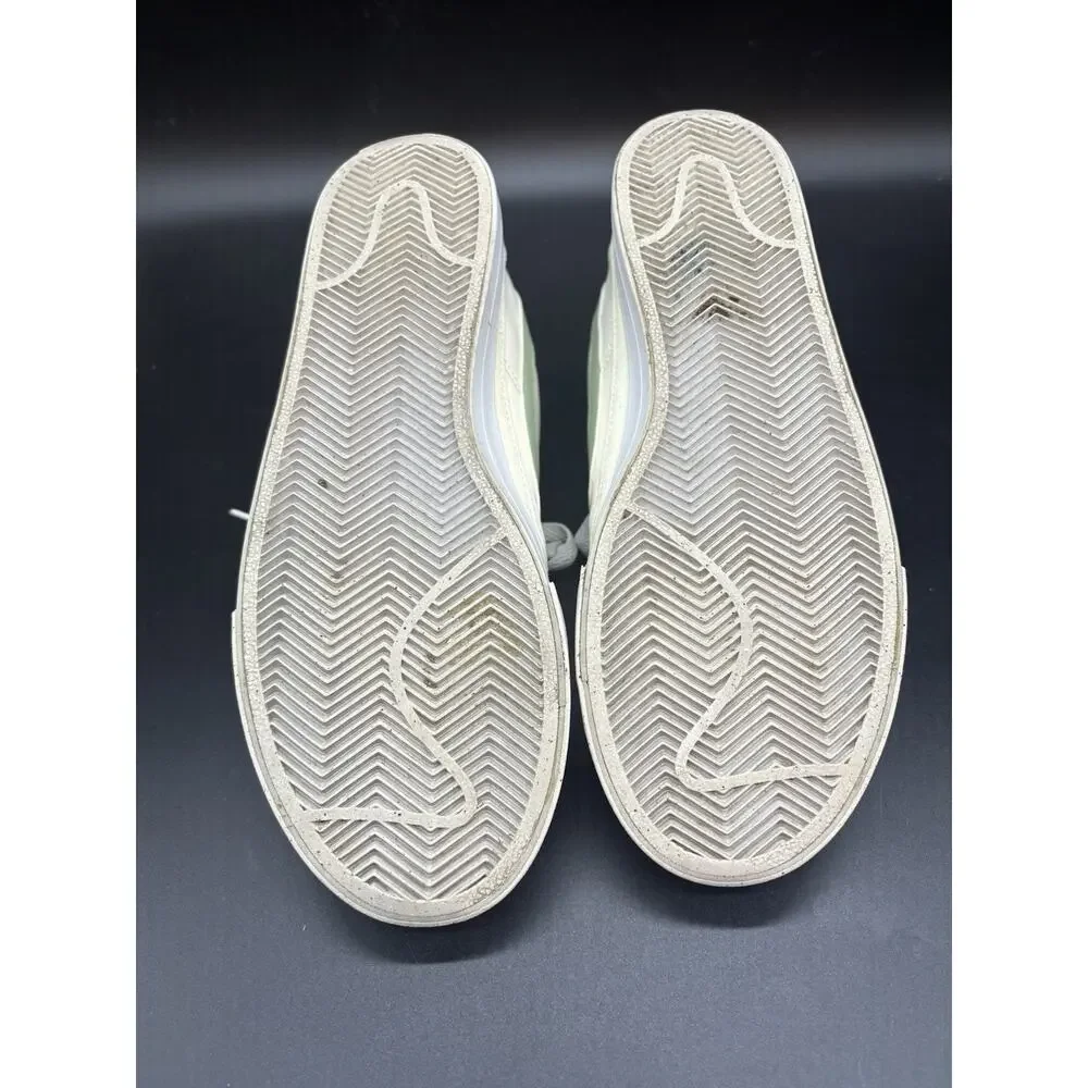 Nike Shoes Womens Size 8.5 White Leather Low Top Sneakers Green DH3161-002